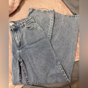 Forever 21 Light Blue Straight Leg Jeans